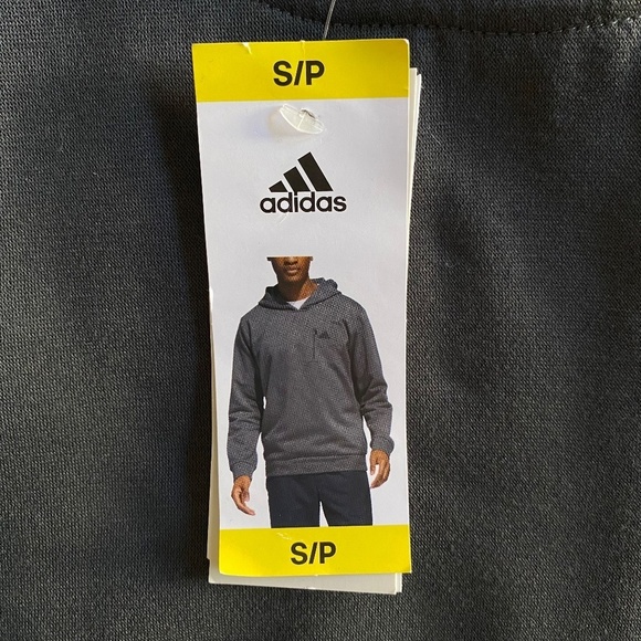 Adidas Men's Fleece Hoodie, Pullover, Gray, Small NWT - Picture 4 of 16
